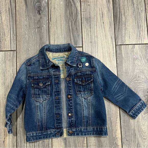 OshKosh B'gosh Other - OshKosh B'gosh Genuine Kids Blue Denim Jacket Stylish Boys Size 3T EUC